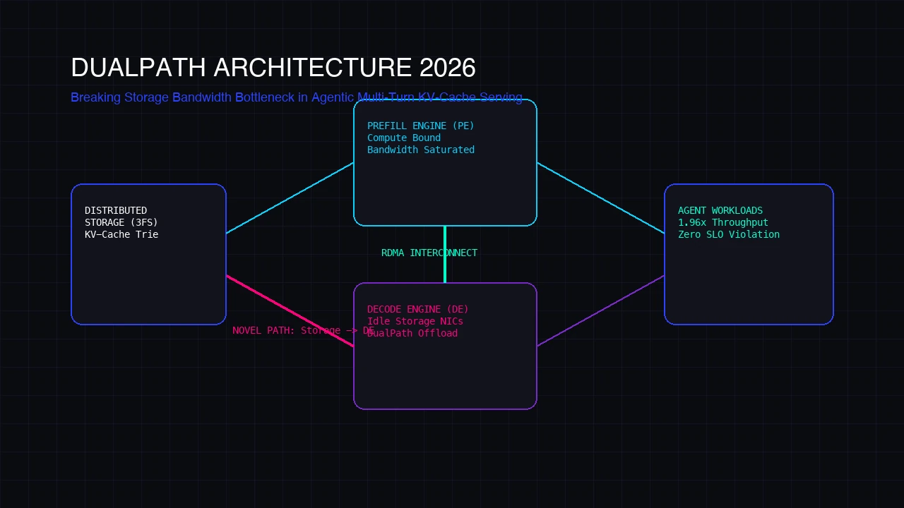 DualPath KV-Cache Storage Bandwidth Architecture 2026