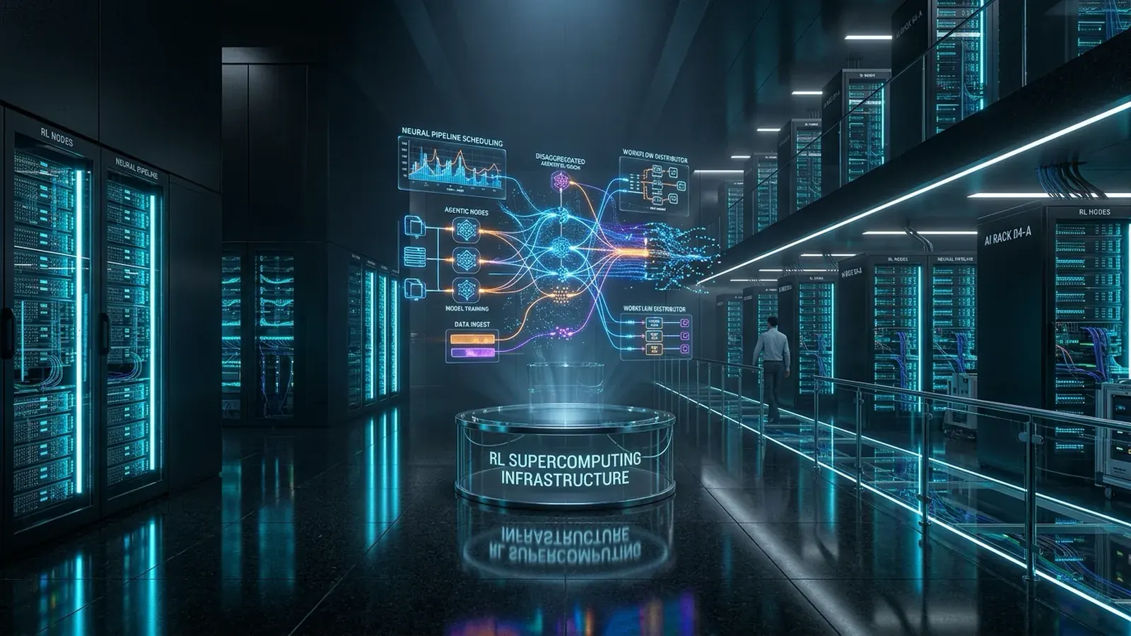 Ilustrasi Arsitektur Teknis 16:9 VenusRL 2026: Arsitektur Disaggregated Agentic RL dengan Priority-Aware Scheduling, Akselerasi Training 4.24x, dan Pangkas 89% Biaya Sandbox