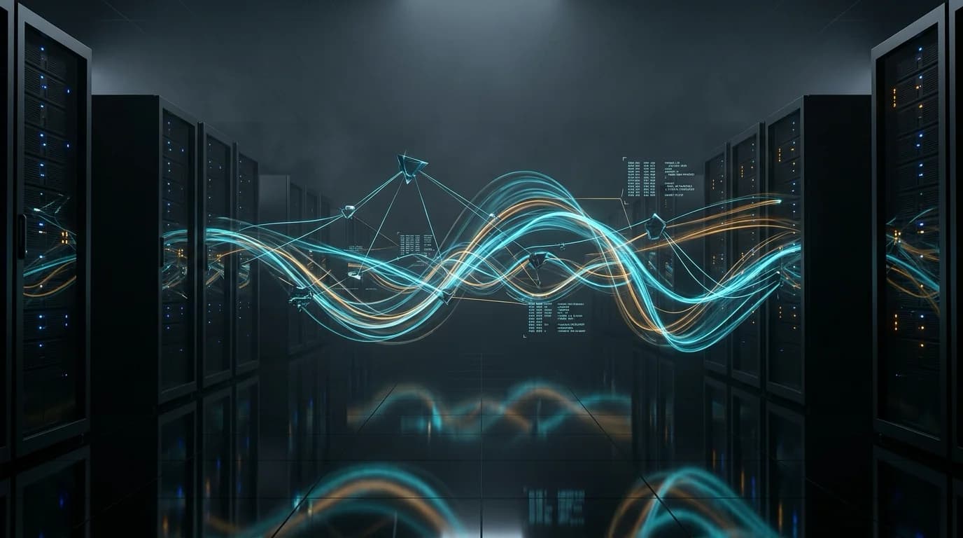 Ilustrasi Arsitektur Teknis 16:9 Hybrid Reasoning Agents (arXiv:2610.18861): Arsitektur HybridLink, Continuous KV Working Memory, dan HybridRL untuk Eksekusi Penalaran Ruang Laten Tanpa Kehilangan Akses Tool Eksternal