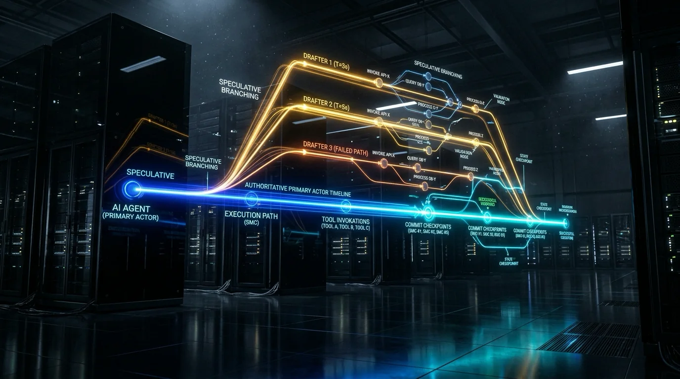 Arsitektur Visual Speculative Macro Commit SMC Two-Tier Drafter dan Isolated Snapshot 2026